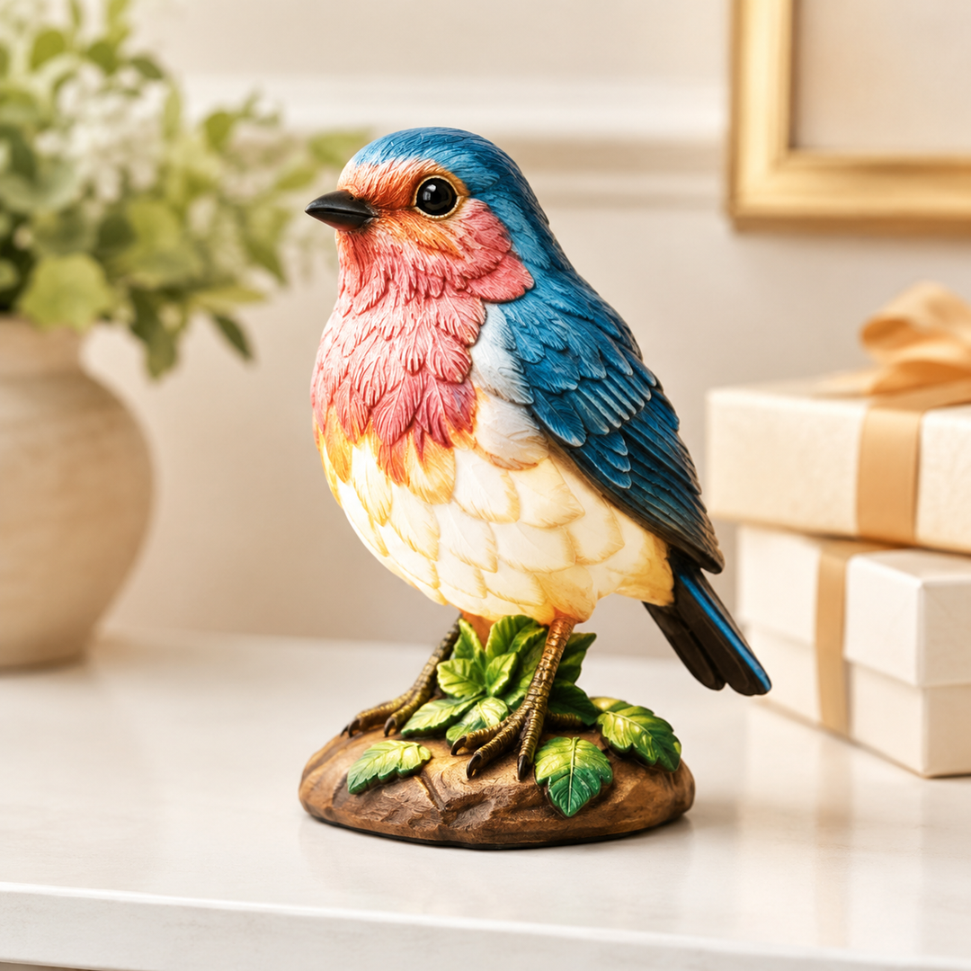 Realistic bird table lamp accent nightlight Bowlift