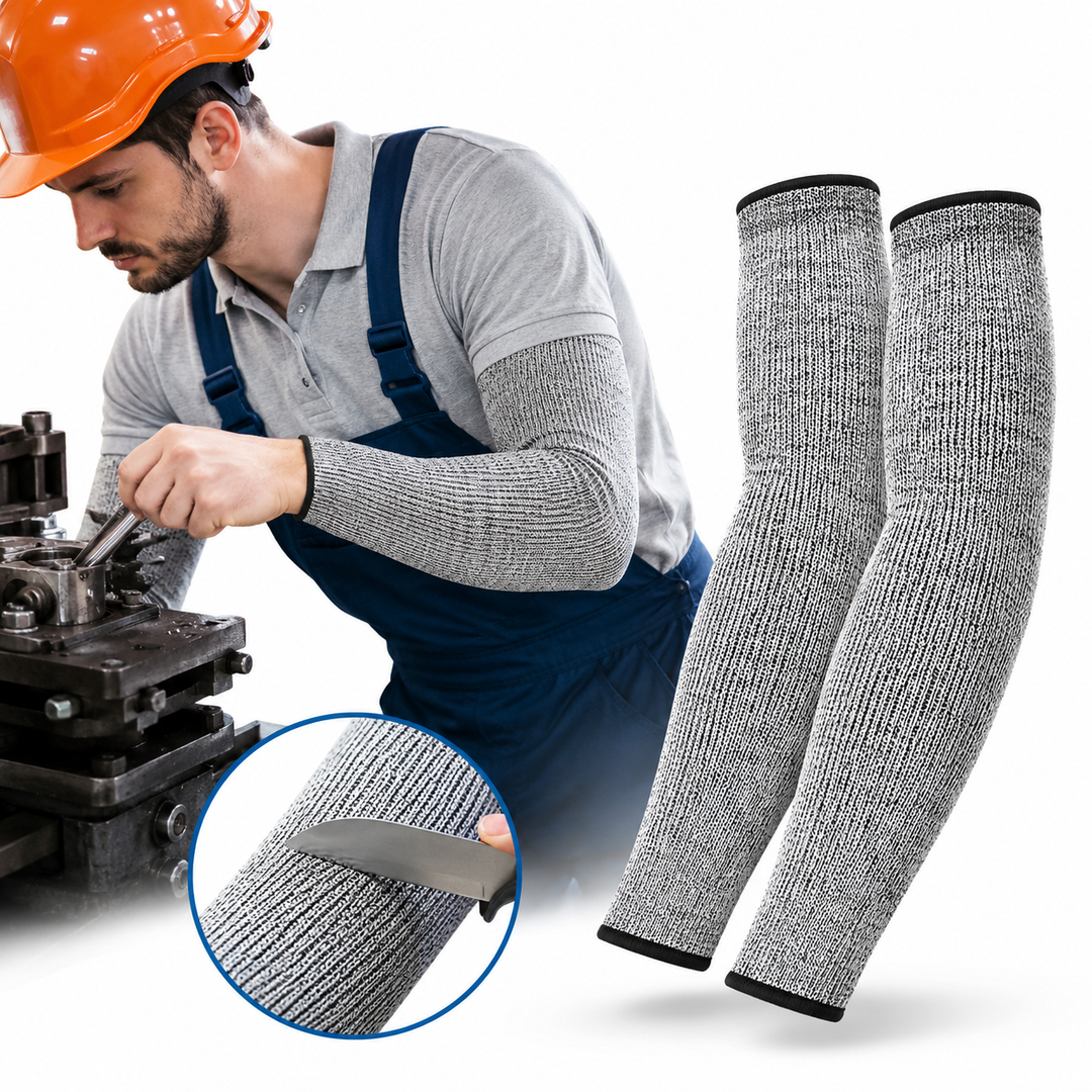 Heavy-Duty Cut-Resistant Protective Arm Sleeves Bowlift