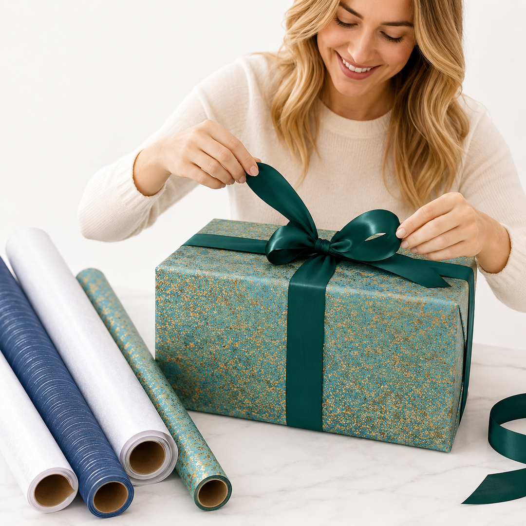 Adhesive Peel-and-Stick Wallpaper Roll with Satin Finish Bowlift
