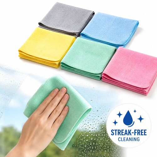 Microfiber Ultra-Absorbent Scratch-Free Cleaning Cloth Pack Bowlift