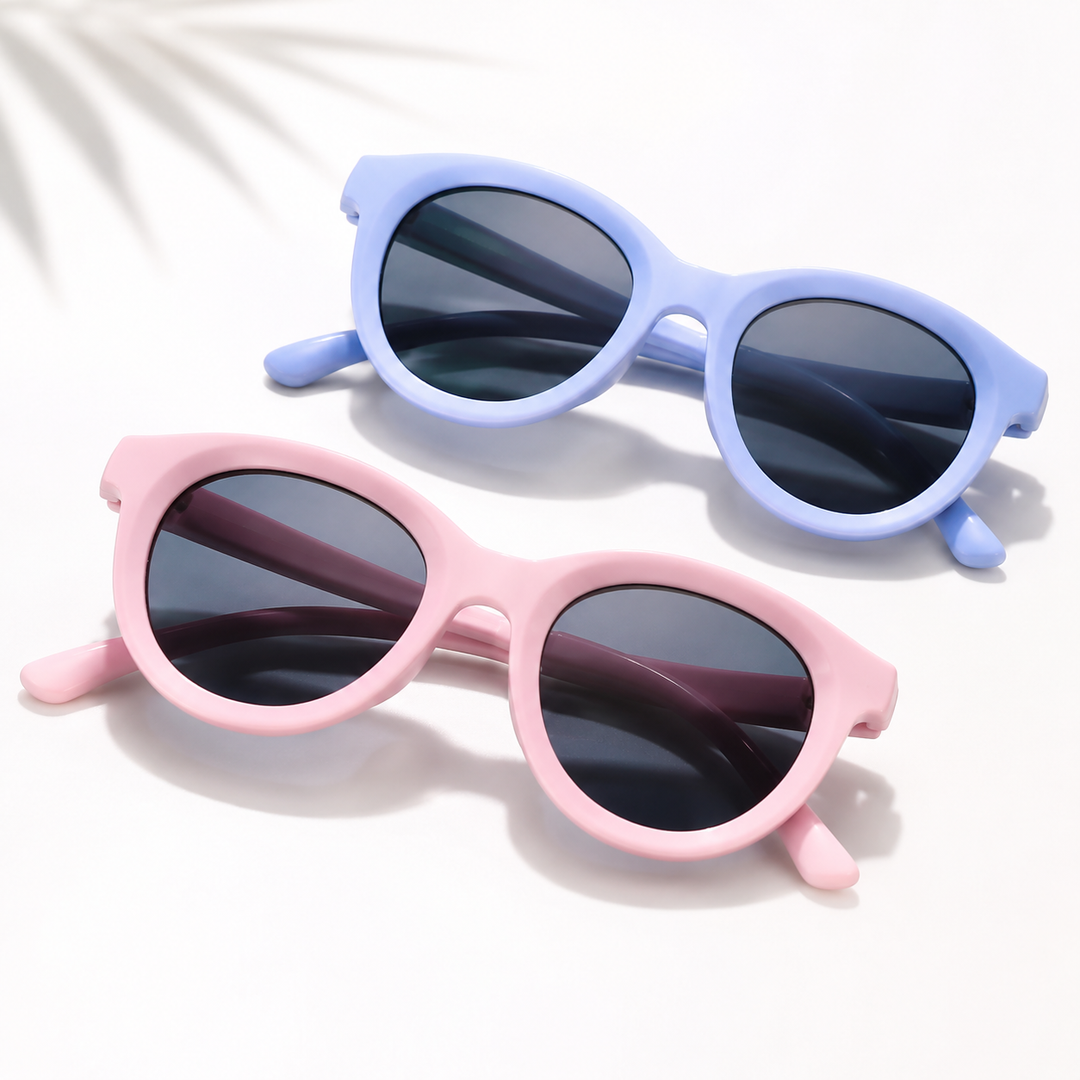 Kids Retro Cat-Eye Polarized Sunglasses Bowlift