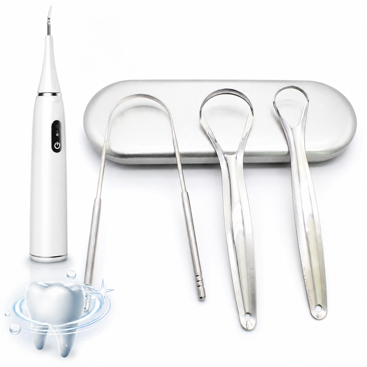 Long-Handle Stainless Steel Tongue Cleaner Bowlift