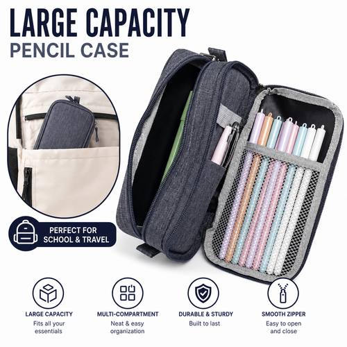 Compact Pen Organizer Pouch Bowlift
