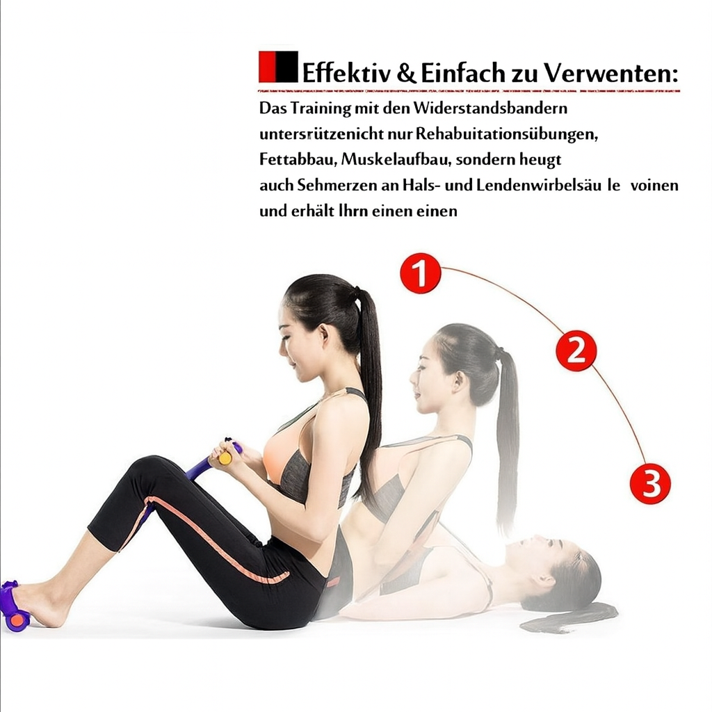 Sit-up training device for fitness exercises | Bowlift