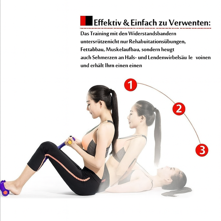 Sit-up training device for fitness exercises | Bowlift
