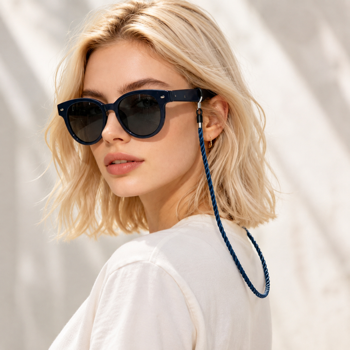 Retro Round Polarized Sunglasses with Lightweight Matte Acetate Frame Bowlift