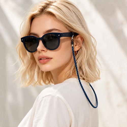 Retro Round Polarized Sunglasses with Lightweight Matte Acetate Frame Bowlift