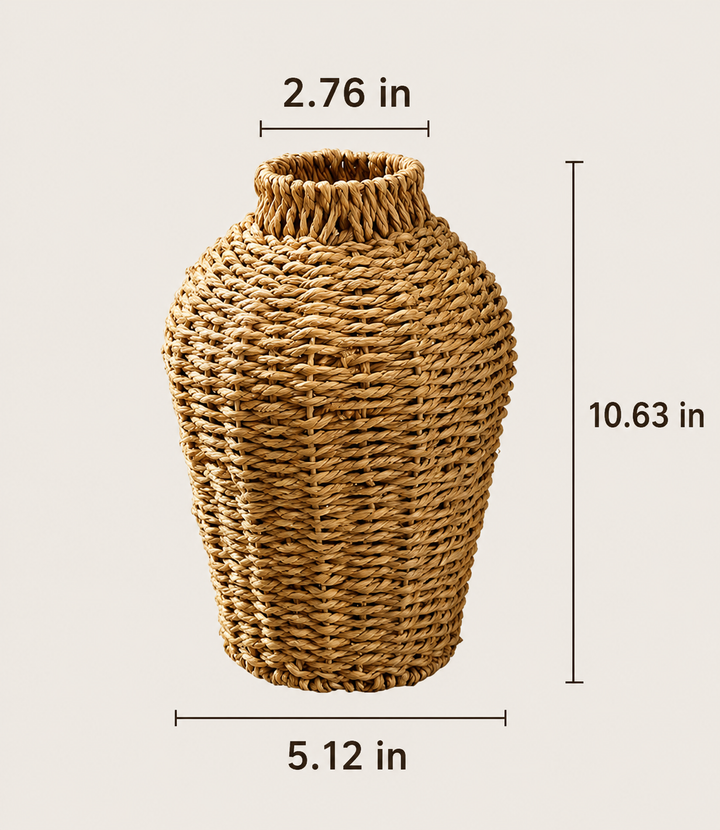 Handwoven Seagrass Decorative Vase Basket Bowlift
