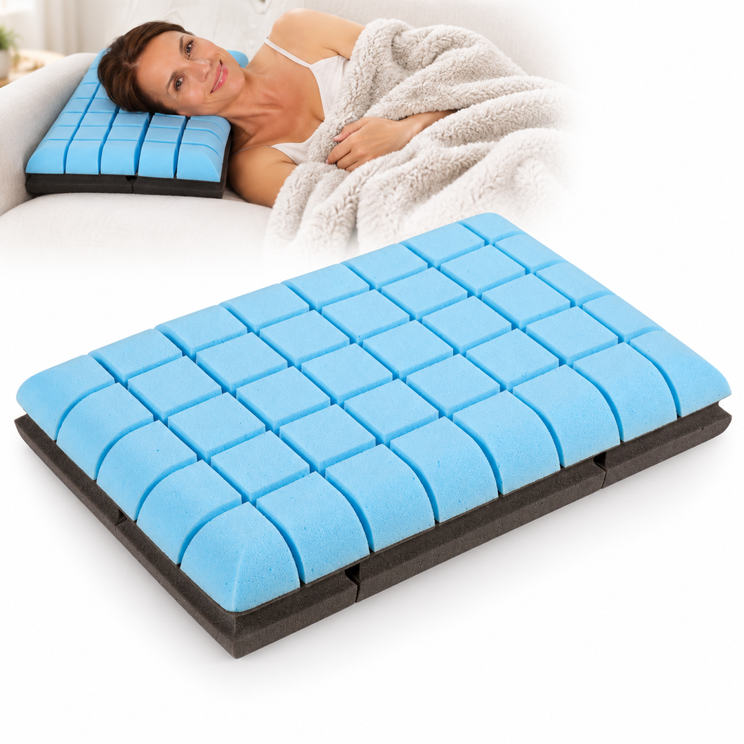 Ergonomic Memory Foam Cervical Support Pillow Bowlift