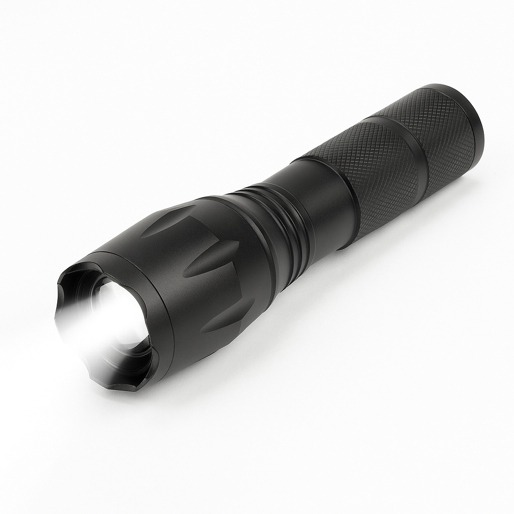 Taclight LED Zoom Flashlight (waterproof and shockproof) w/5 functions | Bowlift