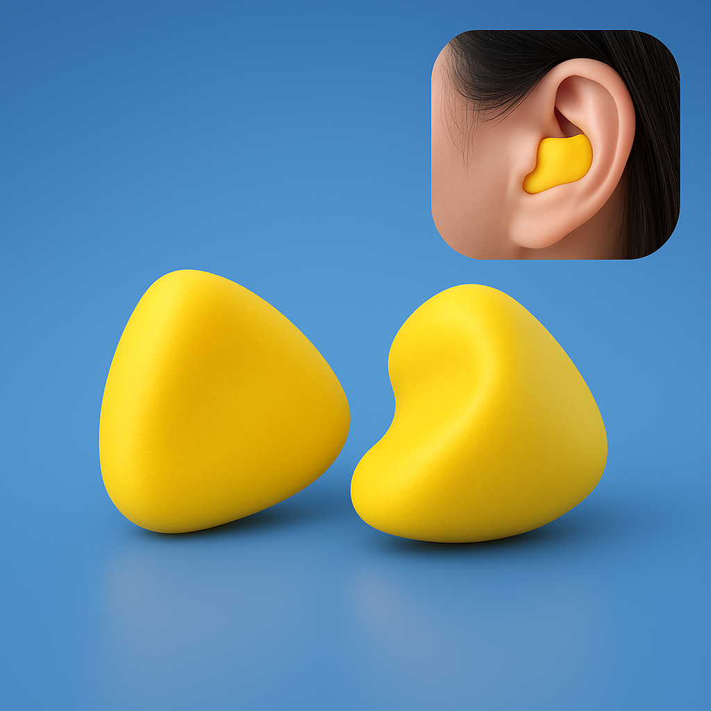 Noise-Reducing, Silent Earplugs Bowlift