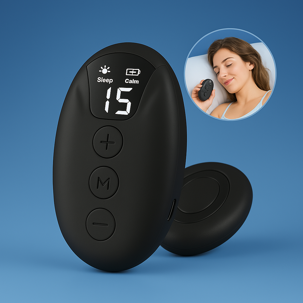 DreamEase Handheld Sleep Aid Device | for Relaxation - Stress and Anxiety Relief - Insomnia Aid Device Bowlift