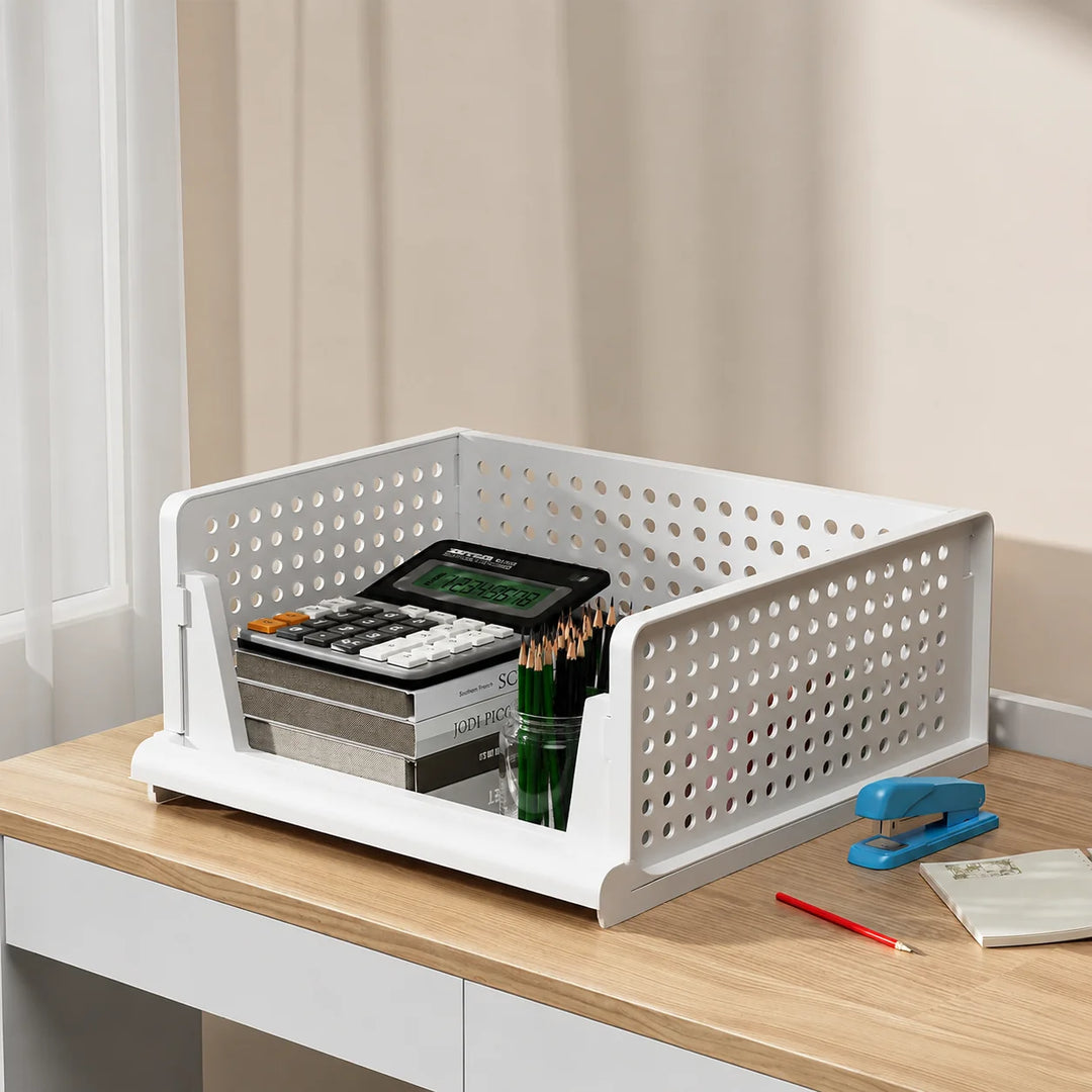 Stackable Wardrobe Storage Organizer For Cloth Storage