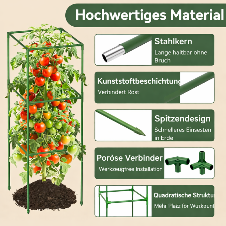 GrowGuard — Easy upright support for strong plants that don't want to topple anymore! | Bowlift