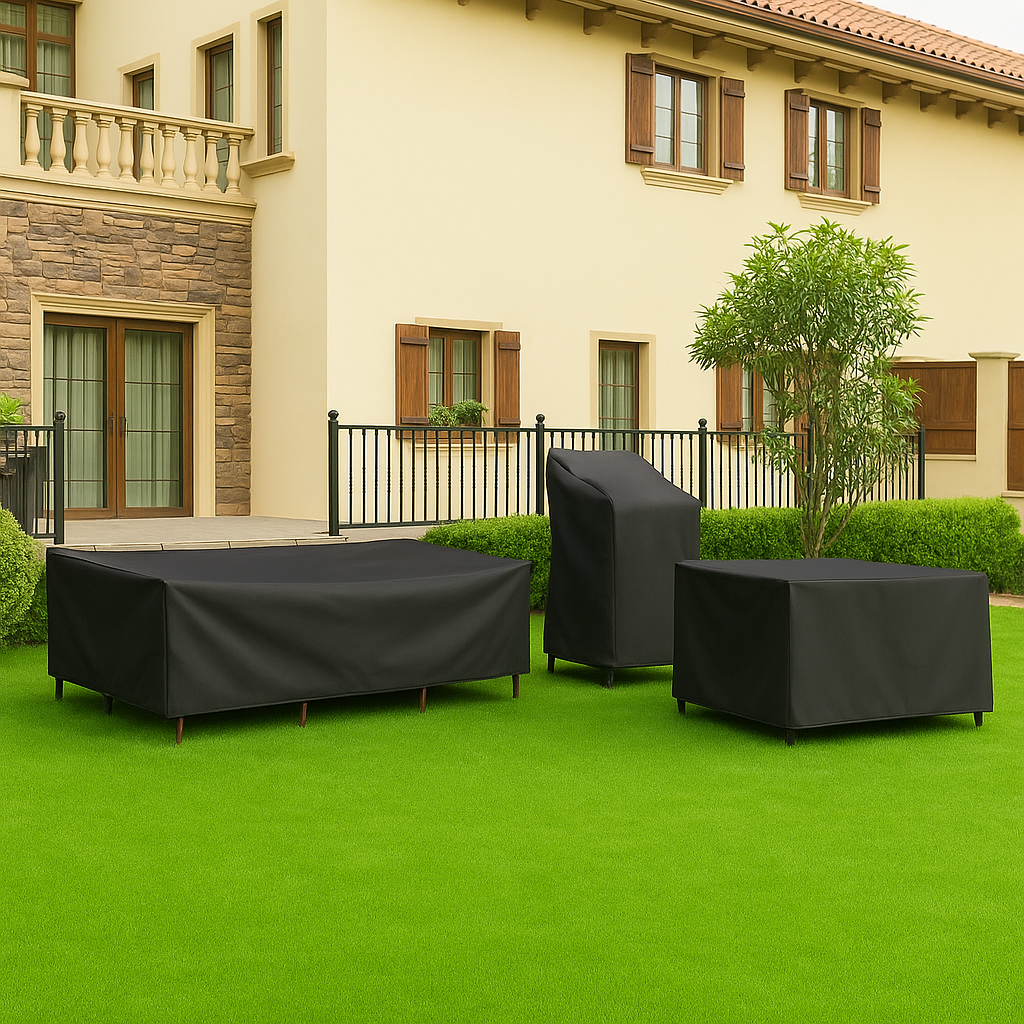 BowLift | WEATHERTONE – Robust weather-resistant furniture cover for year-round protection