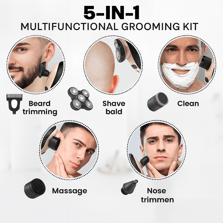 BowLift | 5-in-1 Electric Shaver for Smooth & Irritation-Free Shaving