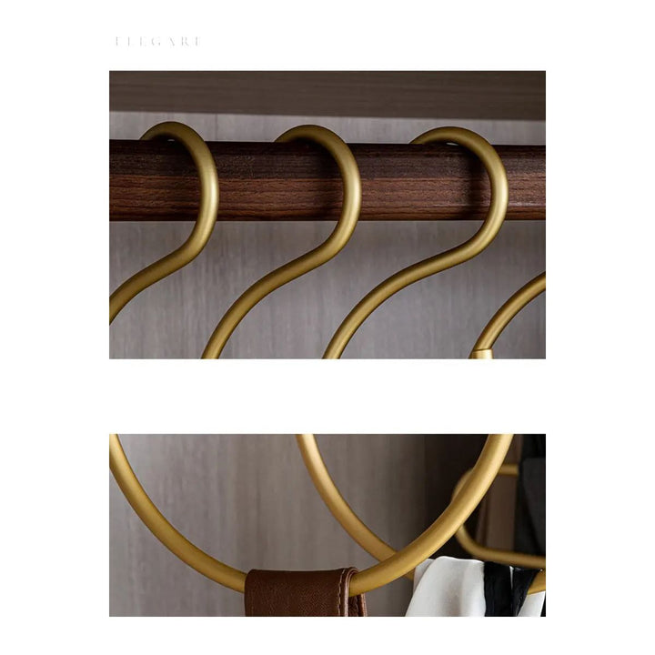 HangStruct – S-shaped metal clothing hangers (set of 5) for space saving | Bowlift