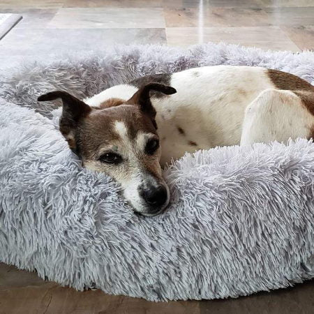 BowLift | Calming Faux Fur Washable Dog Bed Cushion