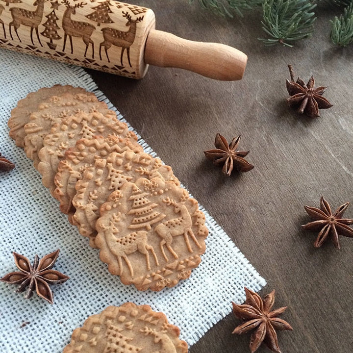 BowLift | Hand-engraved rolling pin for perfect baked goods