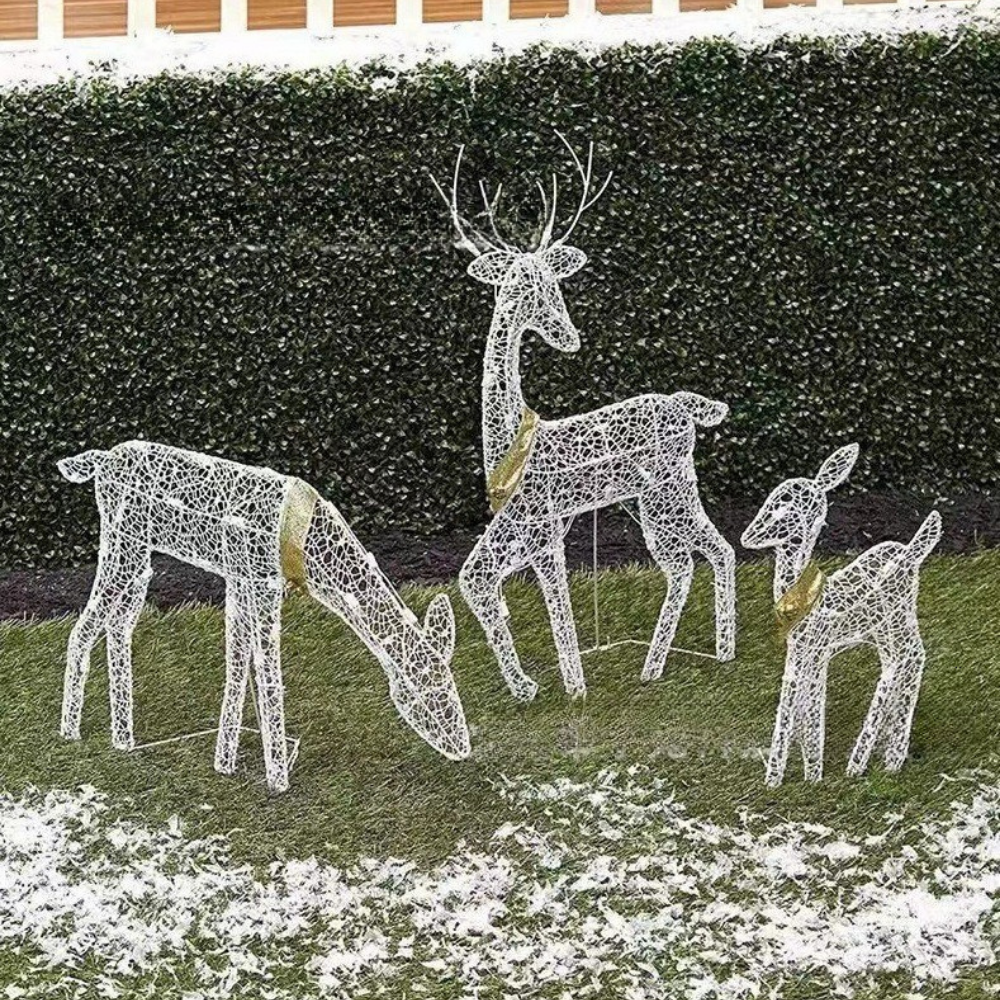 BowLift | Christmas Decorations Acrylic Reindeer Light Figures