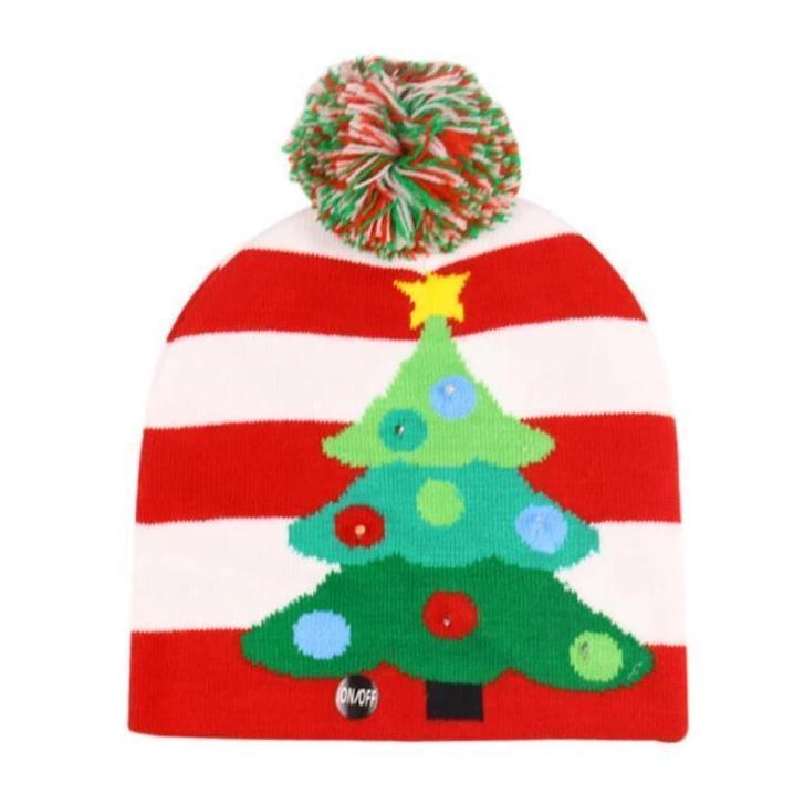 BowLift | 🎅LED Christmas Knitted Hats Light up Xmas Beanie