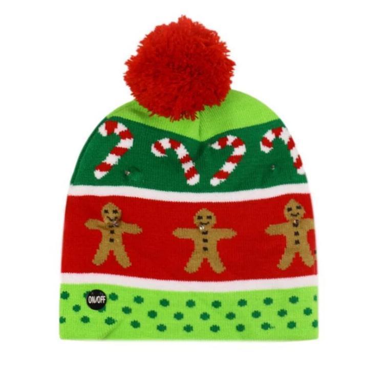 BowLift | 🎅LED Christmas Knitted Hats Light up Xmas Beanie