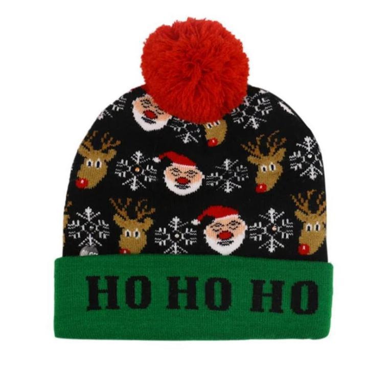BowLift | 🎅LED Christmas Knitted Hats Light up Xmas Beanie