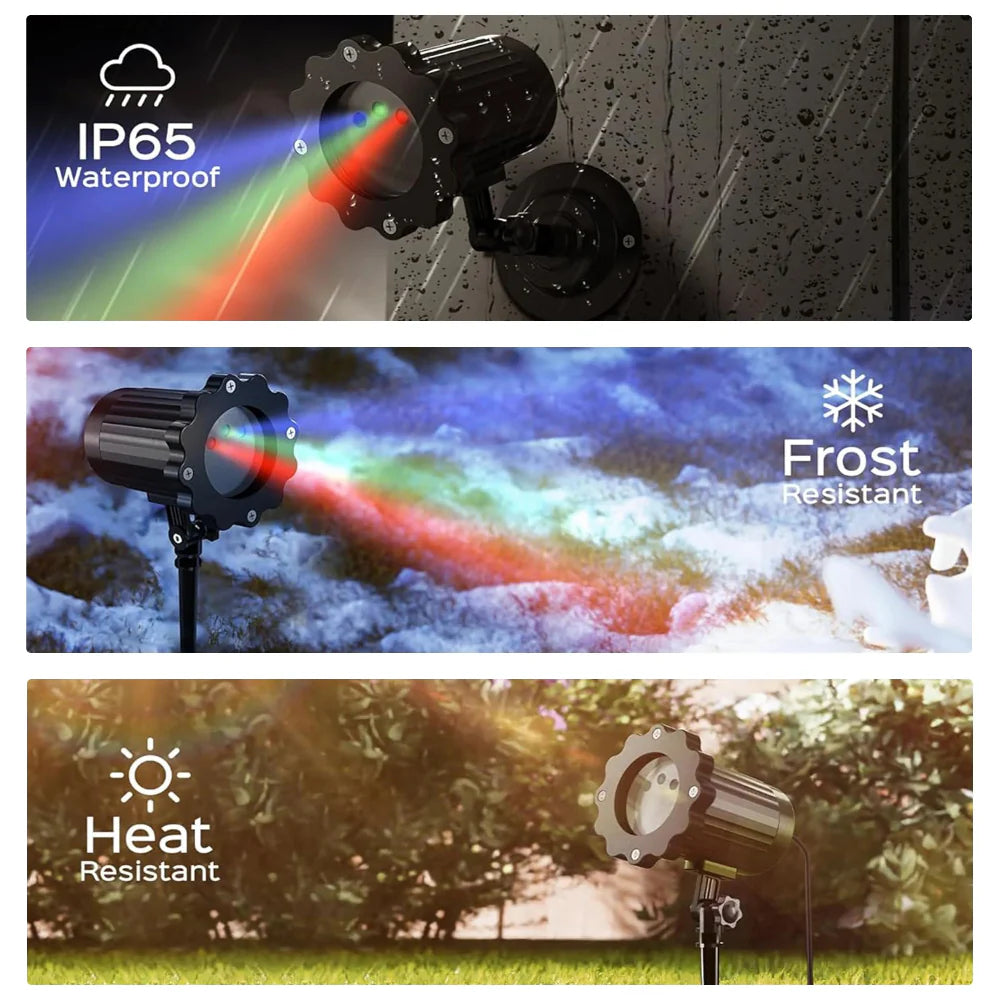 BowLift | Christmas Light Projector Outdoor Waterproof Laser Display