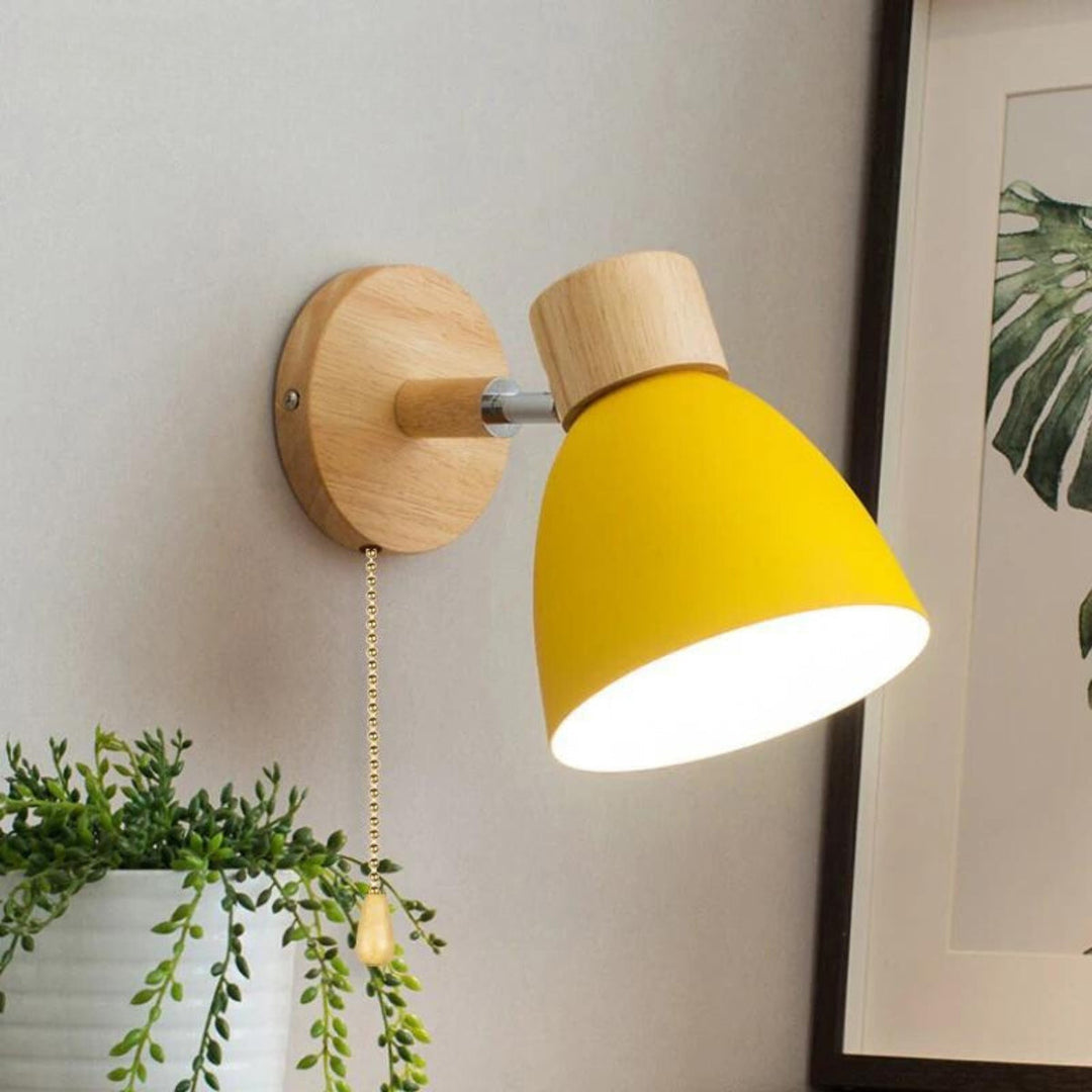 BowLift | ChromaWood Scandinavian Design Wall Lamp Stylish