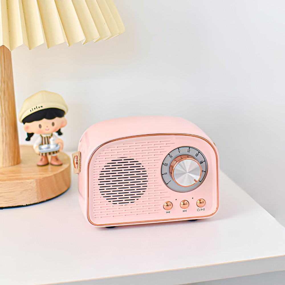 SoundRetro Bluetooth Speaker – Wireless Vintage Speaker with Deep Sound & Retro Design | Bowlift