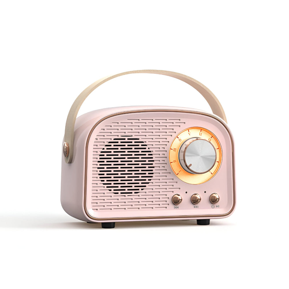 BowLift | SoundRetro Bluetooth Speaker – Wireless Vintage Speaker with Deep Sound & Retro Design