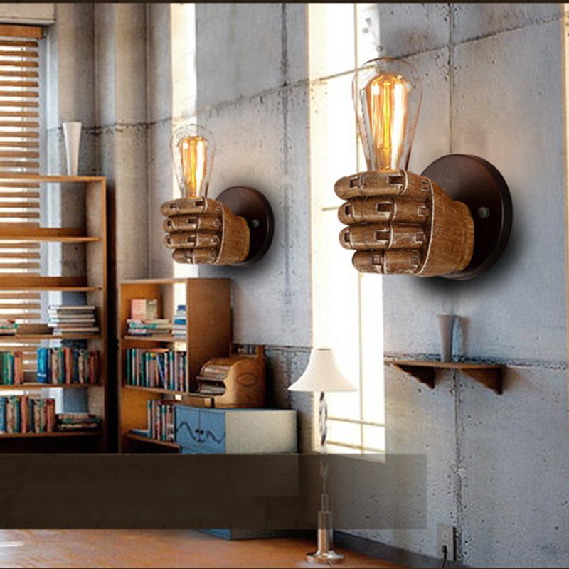 BowLift | Classical Resin Fist Wall Lamps