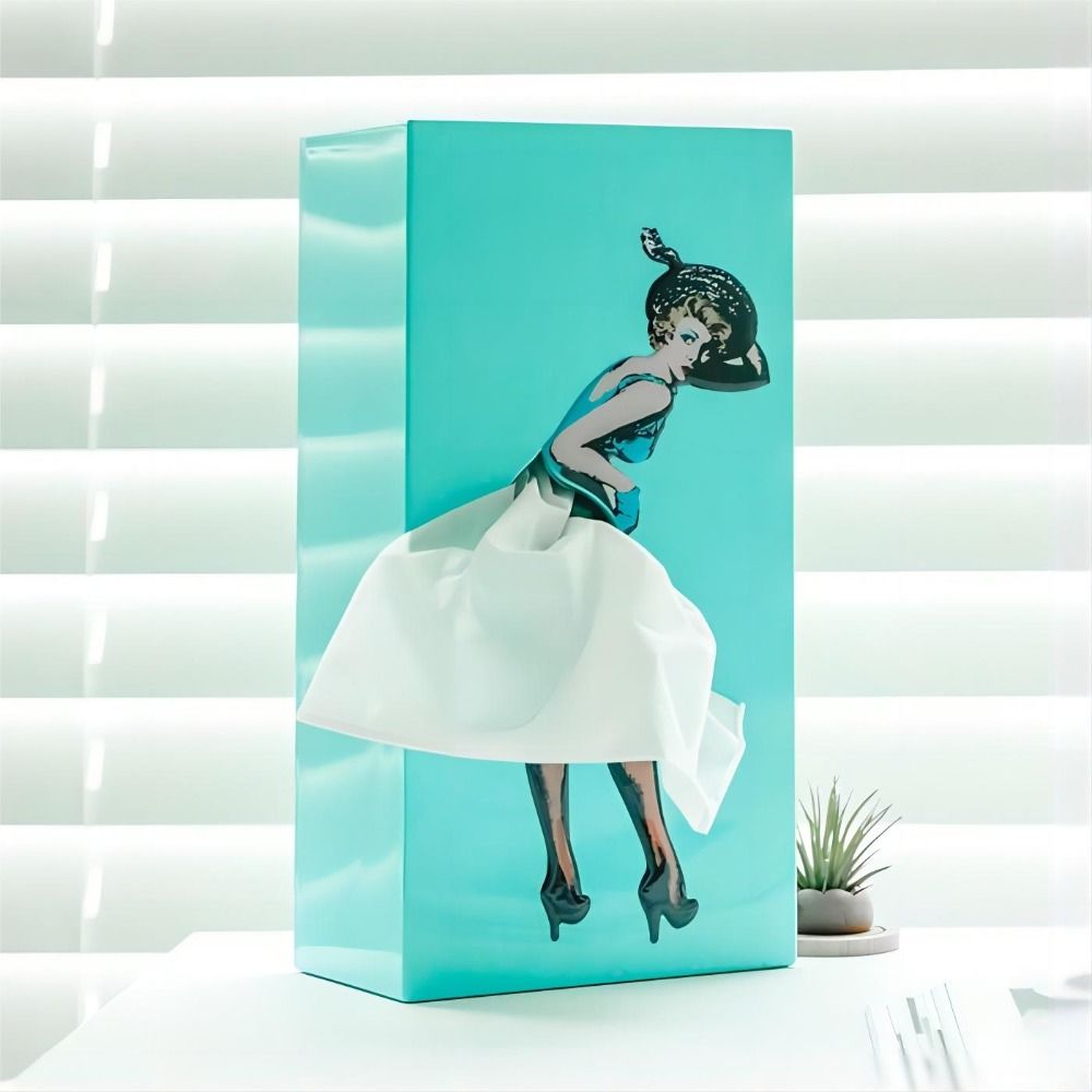 BowLift | Flying Skirt Tissue Box