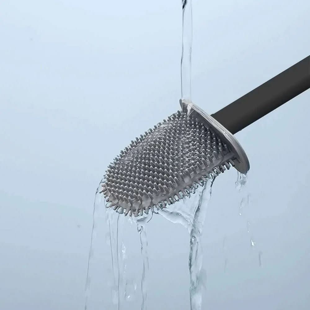 BowLift | Hygienic Silicone Toilet Brush with Wall Holder