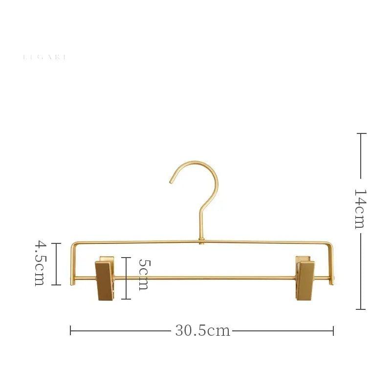 Clip Ease - Elegant Matte Trouser Hangers (1+4 Pieces) | Bowlift