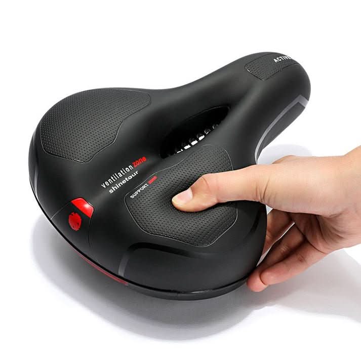 BowLift | Ergonomic bike saddle with gel padding & reflector for pain-free cycling