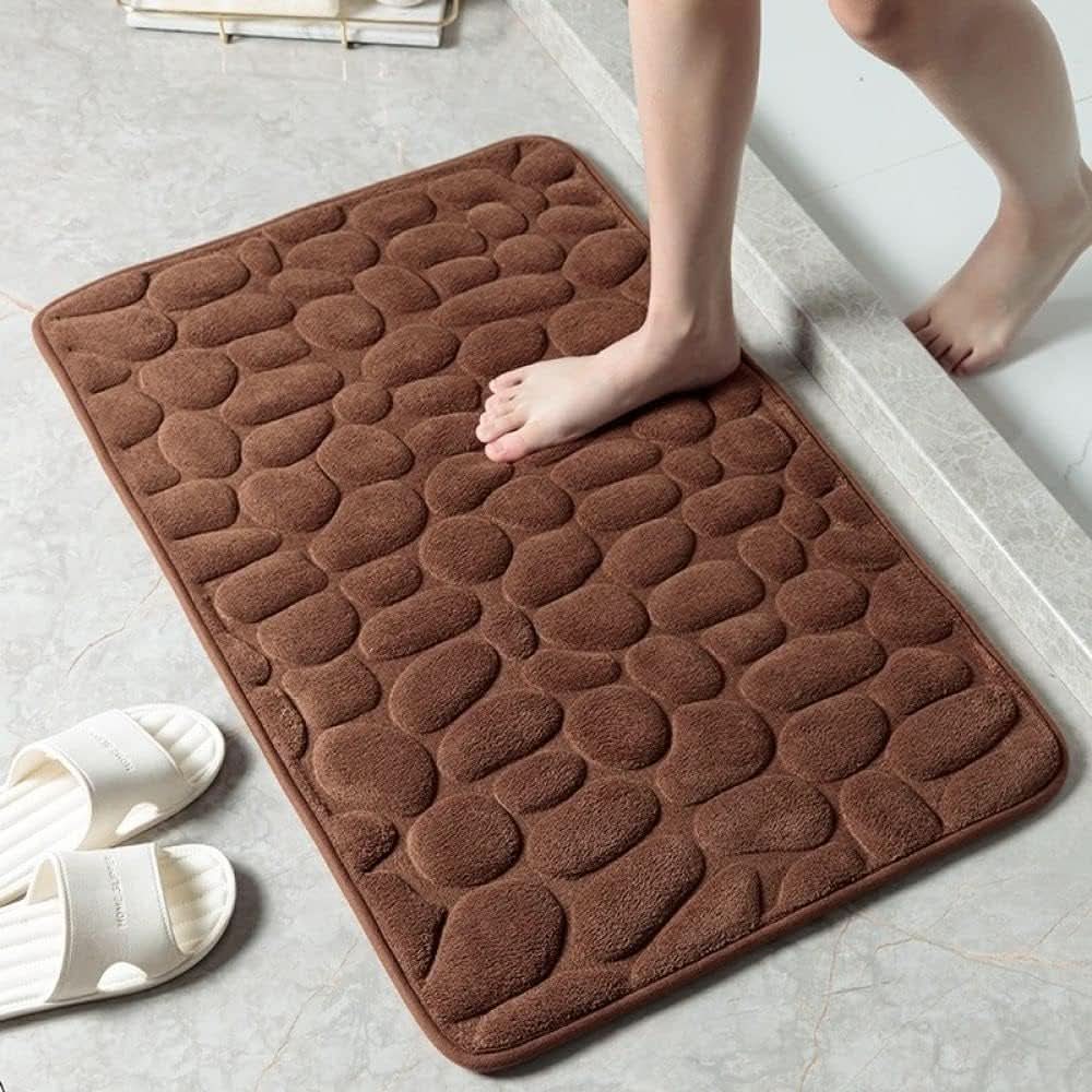 BowLift | Ultra-soft Bath Mat with Quick Water Absorption & Non-slip Backing