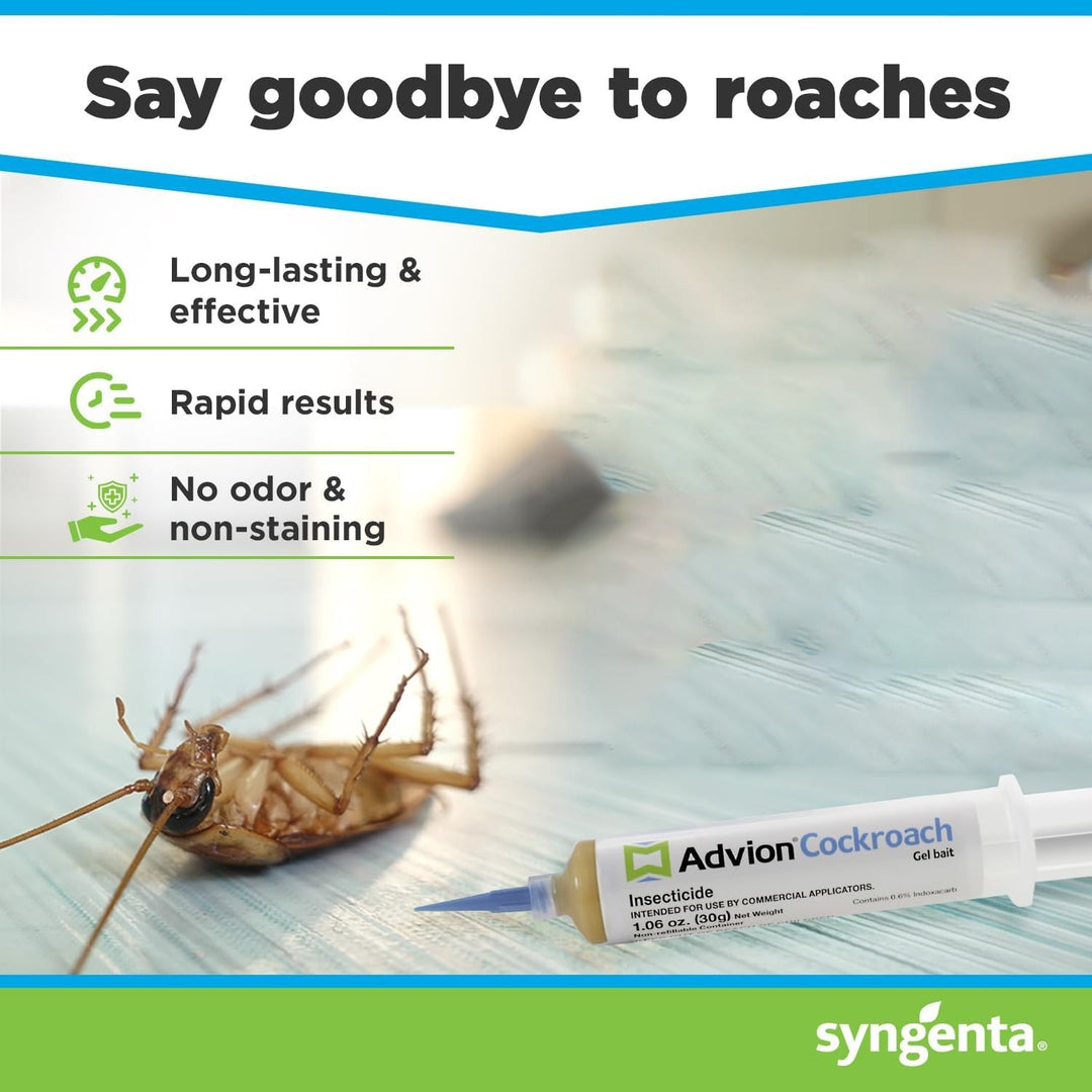 BowLift | Advion Cockroach Gel Bait, Cockroach Eliminator, Non-Toxic Pest Control, Pest Management