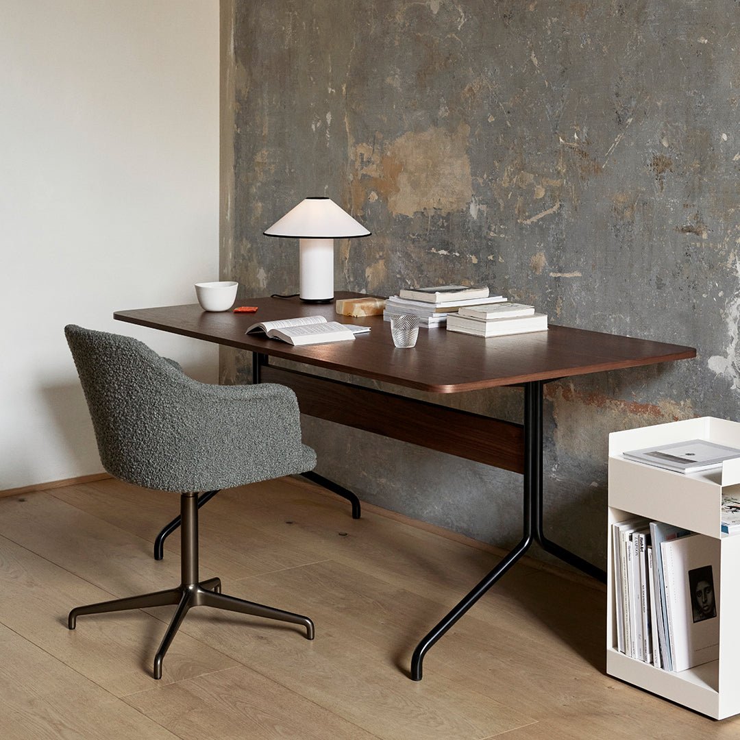 Table Lamp with Fabric Shade – Lunara | Bowlift