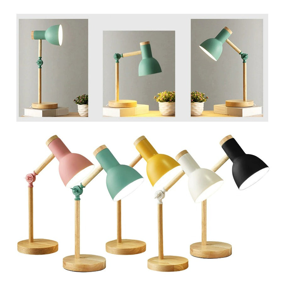 Wooden Scandinavian Table Lamp - LumiNord | Bowlift