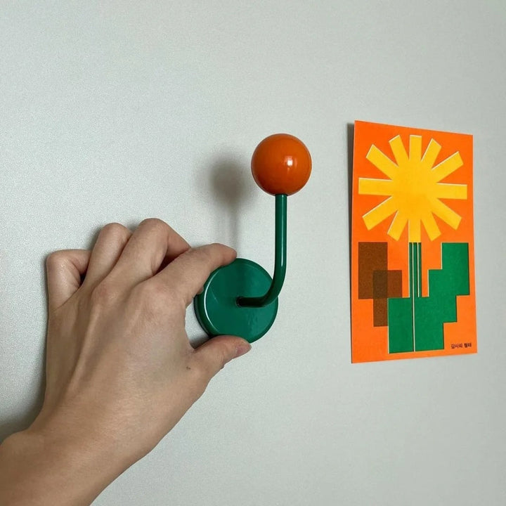 BowLift | MagneSphere Wooden Magnetic Wall Hooks – Colorful Storage Solution Without Drilling