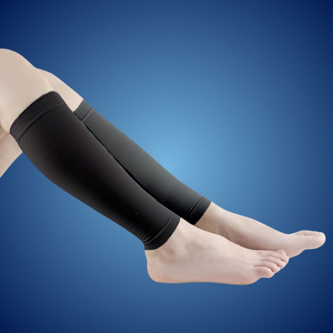 ComfortFlow Support Socks | Soft Highly Elastic Calf Compression - for Muscle Recovery and Circulation Enhancement Bowlift