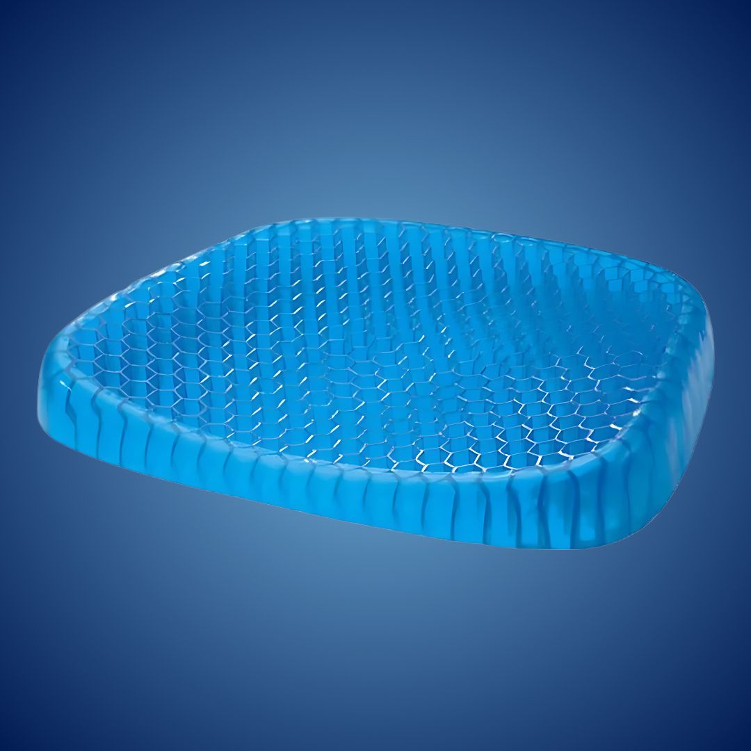BowLift | Orthopedic Gel Seat Cushion | Pressure Relief, Tailbone Support & Lower Back Comfort for Office Chair, Car & Wheelchair Use
