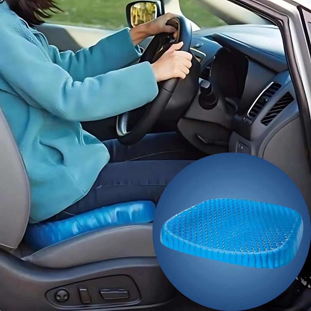 GelRelax Seat Cushion – Orthopedic Gel Cushion for Pressure Relief and Comfort | Bowlift