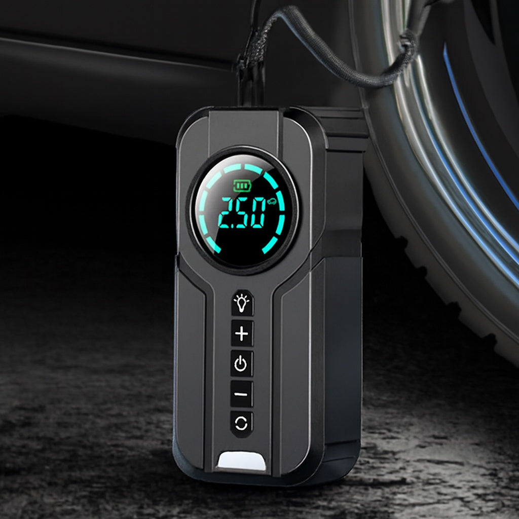 BowLift | Compact Car Air Pump Jump Starter LED Light