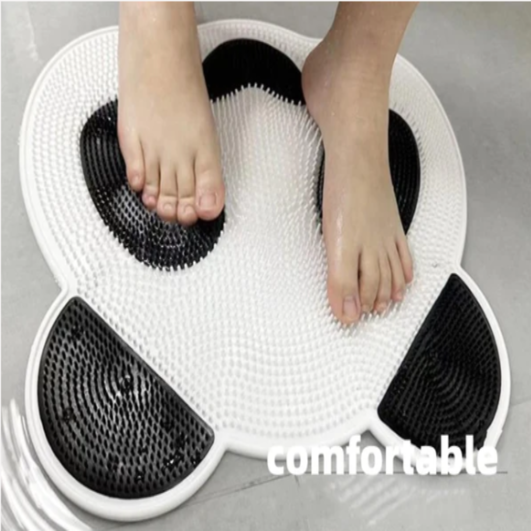 BowLift | Panda Pattern Non-Slip Massage Bathroom Mat