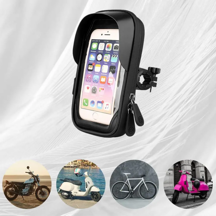 Motorcycle Handlebar  Waterproof Universal Phone Holder | Bowlift