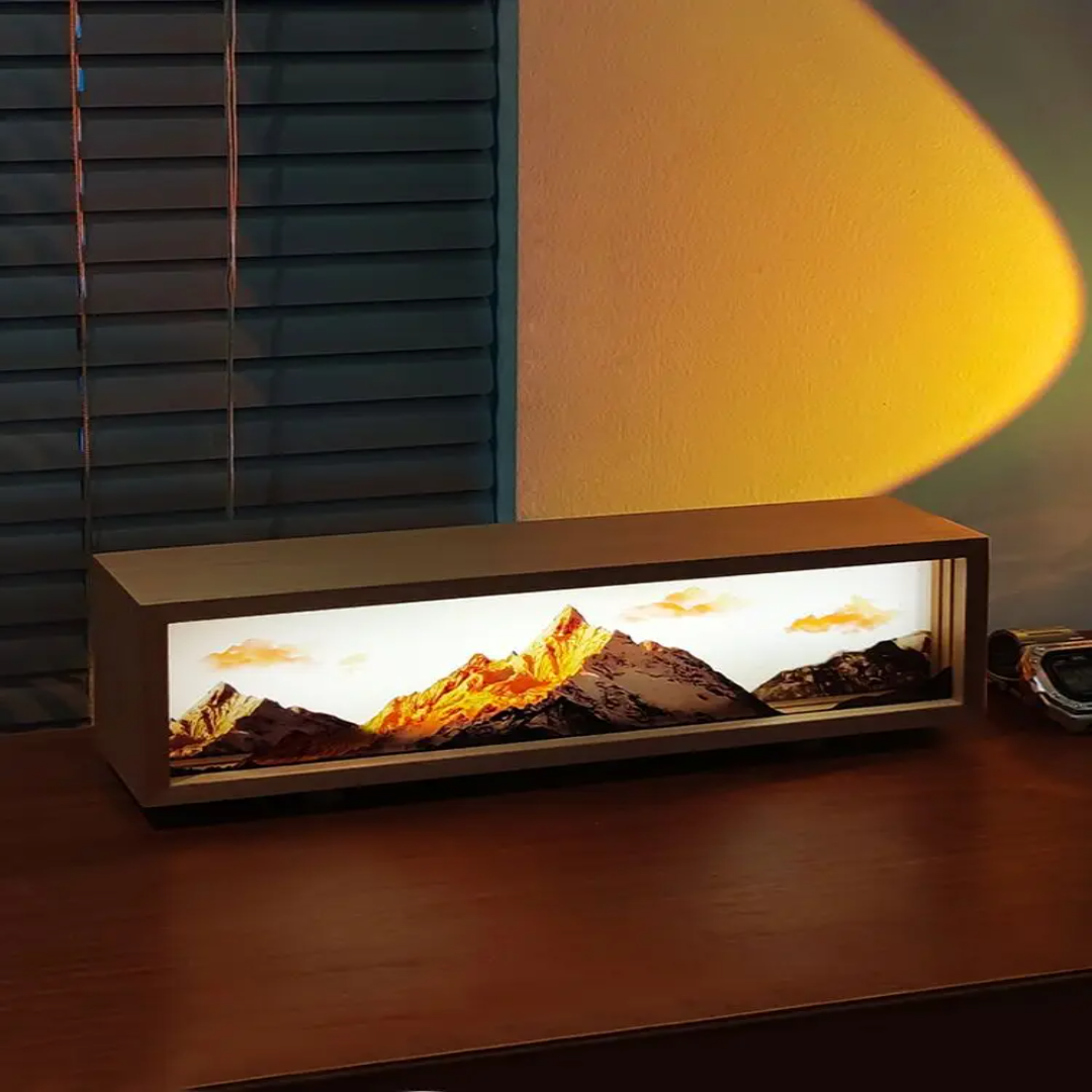 Dream Aura Interactive Desktop Artsy Canvas Lamp | Bowlift