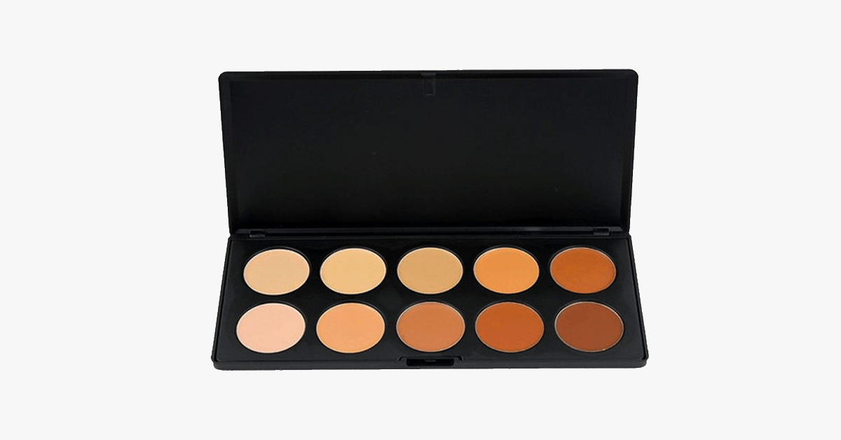 BowLift | 10 Color Concealer Palette - Magically hides all your imperfections and dark circles to give you a flawless look!