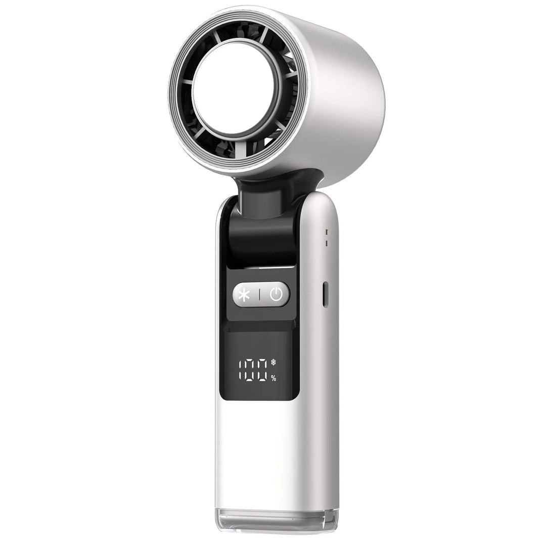 HandyFan Pro - Portable Foldable Fan with Digital Display and 4000mAh Battery | Bowlift